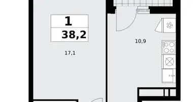 Квартира 1 комната в поселение Сосенское, Россия