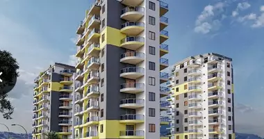 1 room apartment with terrace, with вид на море, with gaurded area in Mahmutlar, Turkey