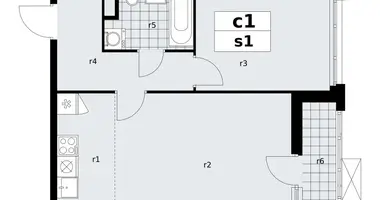 Mieszkanie 2 pokoi w poselenie Sosenskoe, Rosja