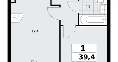 Mieszkanie 1 pokój w poselenie Sosenskoe, Rosja