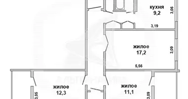 3 room apartment in Brest, Belarus