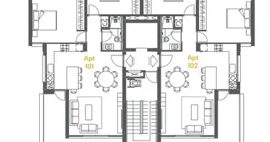 Wohnung 2 Schlafzimmer in Türkische Gemeinde Nikosia, Nordzypern