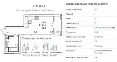 Wohnung in Ankudinovka, Russland