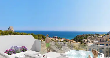 Penthouse 3 bedrooms with Air conditioner, with Sea view, with Mountain view in Calp, Spain