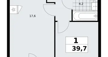 Appartement 1 chambre dans poselenie Sosenskoe, Fédération de Russie