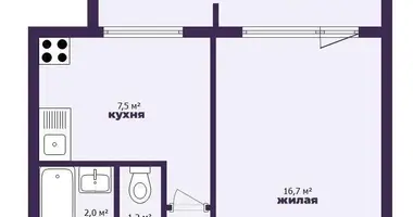 Apartamento 1 habitación en Minsk, Bielorrusia