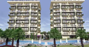 Wohnung 1 Schlafzimmer mit Balkon, mit Klimaanlage, mit Meerblick in Demirtas, Türkei