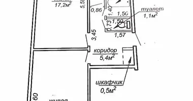 Apartamento 2 habitaciones en Gómel, Bielorrusia