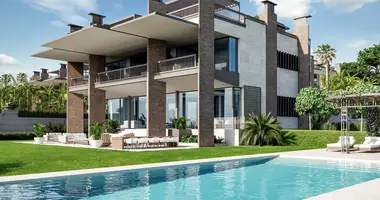 Villa 7 rooms with balcony, with air conditioning, with sea view in Marbella, Spain