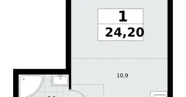 Appartement 1 chambre dans Postnikovo, Fédération de Russie