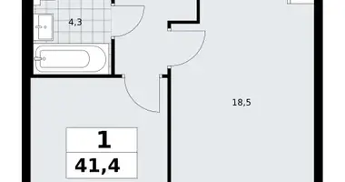 Apartamento 1 habitación en Kommunarka, Rusia