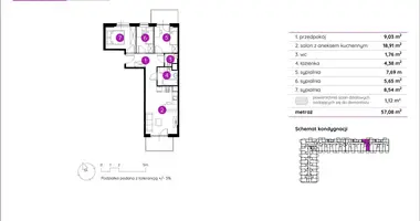 Apartamento 4 habitaciones en Poznan, Polonia