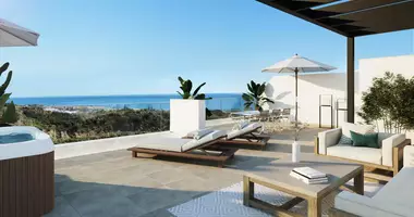 Penthouse 3 bedrooms with Air conditioner, with Sea view, with parking in Benagalbon, Spain