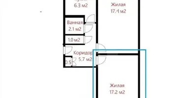 Квартира 2 комнаты в Минск, Беларусь