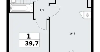 Appartement 1 chambre dans poselenie Sosenskoe, Fédération de Russie