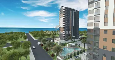 3 room apartment with parking, with elevator, with swimming pool in Alanya, Turkey
