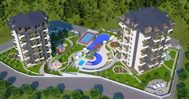 1 room apartment with elevator, with sea view, with garden in Demirtas, Turkey