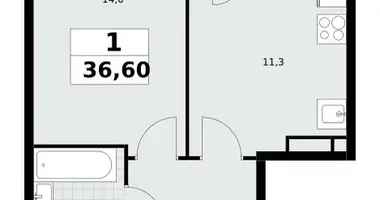 Appartement 1 chambre dans Postnikovo, Fédération de Russie