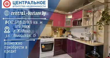 Apartamento 1 habitación en Zhodino, Bielorrusia