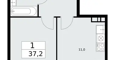 Apartamento 1 habitación en poselenie Sosenskoe, Rusia