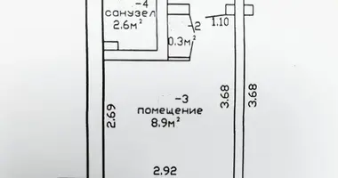 1 room apartment in Pakaliubicki sielski Saviet, Belarus