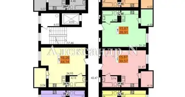 Apartamento 1 habitación en Odessa, Ucrania