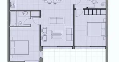 2 bedroom apartment in Chloraka, Cyprus