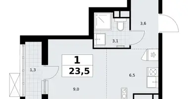 Apartamento 1 habitación en Postnikovo, Rusia