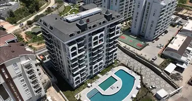 Penthouse 3 pokoi z Balkon, z Klimatyzator, z parking w Alanya, Turcja