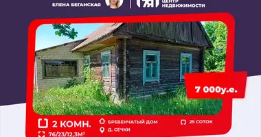 Haus 2 Zimmer in Palacanski sielski Saviet, Weißrussland