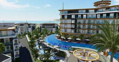 Penthouse 3 chambres avec Balcon, avec Climatiseur, avec Vue sur la mer dans Yaylali, Turquie