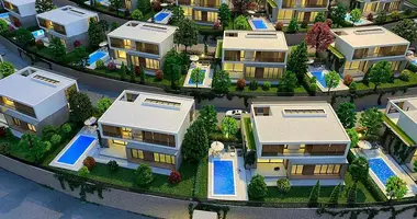 Villa 5 habitaciones con Balcón, con Vista a la montaña, con estacionamiento en Mudanya, Turquía