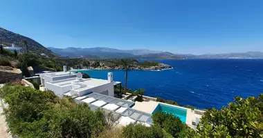 Вилла 4 комнаты  с видом на море, с бассейном, с видом на город в District of Agios Nikolaos, Греция