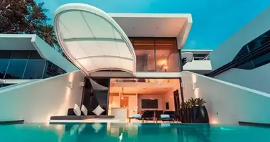 Villa 1 habitación con Doble acristalamiento, con Amueblado, con Aire acondicionado en Ban Kata, Tailandia