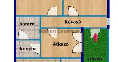 Дом 2 комнаты в Дунаваршань, Венгрия