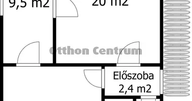 Apartamento 2 habitaciones en Edeleny, Hungría