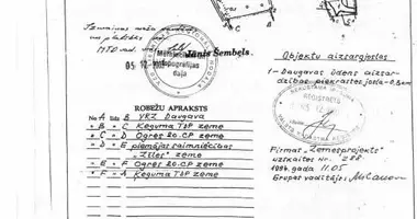 Plot of land in kegums, Latvia