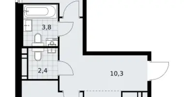 Appartement 2 chambres dans poselenie Sosenskoe, Fédération de Russie