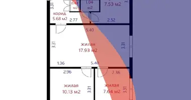 4 room apartment in Minsk, Belarus