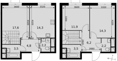 Wohnung 3 zimmer in Razvilka, Russland