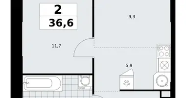 Appartement 2 chambres dans South-Western Administrative Okrug, Fédération de Russie