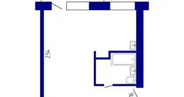 Квартира 1 комната в Минск, Беларусь