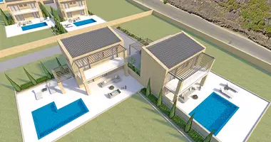 Villa 2 chambres avec Fenêtres double vitrage, avec Balcon, avec Climatiseur dans Chorafakia, Grèce