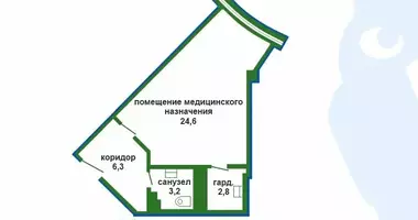 Коммерческое помещение 37 м² в Минск, Беларусь