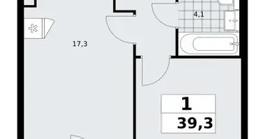 Appartement 1 chambre dans poselenie Sosenskoe, Fédération de Russie