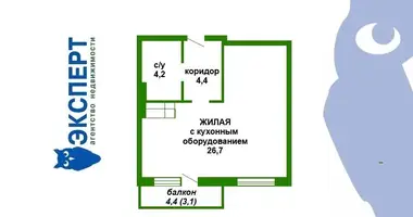 Mieszkanie 1 pokój w Mińsk, Białoruś