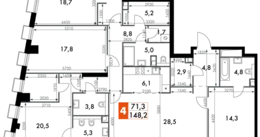 Appartement 5 chambres dans North-Western Administrative Okrug, Fédération de Russie