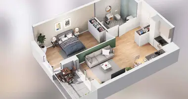 Apartamento 2 habitaciones en Poznan, Polonia