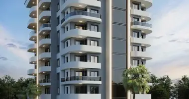 Apartamento 1 habitacion con ascensor, con vistas a las montañas, con Tour online en Incekum, Turquía