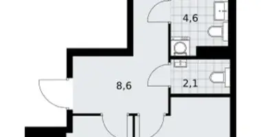 Appartement 2 chambres dans Troïtsk, Russie